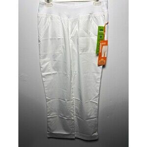 Landau ProFlex Women’s Modern Fit Stretch Scrub Pants White Size S